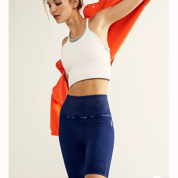 Free People Pants - NEW Free People Movement Happiness Runs High Rise Bike Shorts